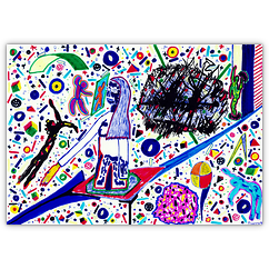 o. T. &ndash; Mischtechnik auf Papier, 29&nbsp;cm&nbsp;x&nbsp;21&nbsp;cm, 1997. Kat.&nbsp;Nr.&nbsp;0154