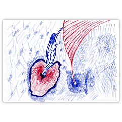 o. T. &ndash; Filzstift auf Papier, 29&nbsp;cm&nbsp;x&nbsp;21&nbsp;cm, 1998. Kat.&nbsp;Nr.&nbsp;0240