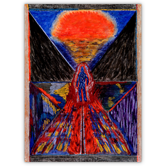 Spannung-Beherrschung &ndash; Pastell auf Papier, 50&nbsp;cm&nbsp;x&nbsp;70&nbsp;cm, 1994. Kat.&nbsp;Nr.&nbsp;0027