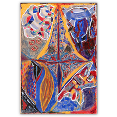 Die Erscheinung &ndash; Pastell auf Papier, 50&nbsp;cm&nbsp;x&nbsp;70&nbsp;cm, 1994. Kat.&nbsp;Nr.&nbsp;0016