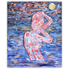o. T. &ndash; Acryl auf Leinwand, 30&nbsp;cm&nbsp;x&nbsp;50&nbsp;cm, 1997. Kat.&nbsp;Nr.&nbsp;0049