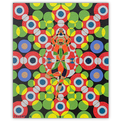 Eine Variante der Zentrierung &ndash; Acryl auf Karton, 50&nbsp;cm&nbsp;x&nbsp;60&nbsp;cm, 2004. Kat.&nbsp;Nr.&nbsp;0123