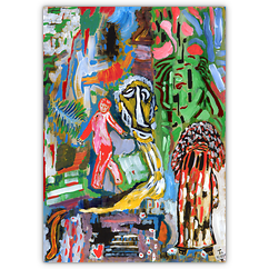 o. T. &ndash; Acryl auf Pappe, 50&nbsp;cm&nbsp;x&nbsp;70&nbsp;cm, 1994. Kat.&nbsp;Nr.&nbsp;0033