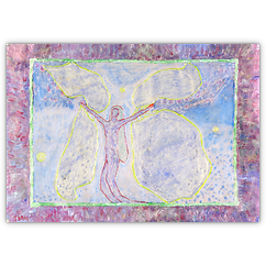 ...Rada &ndash; Mischtechnik auf Papier, 70&nbsp;cm&nbsp;x&nbsp;50&nbsp;cm, 1999. Kat.&nbsp;Nr.&nbsp;0025