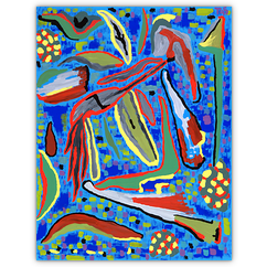 o. T. &ndash; Acryl auf Papier, 50&nbsp;cm&nbsp;x&nbsp;70&nbsp;cm, 1995. Kat.&nbsp;Nr.&nbsp;0032