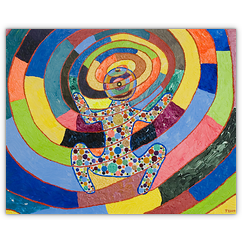 Urgeist &ndash; Acryl auf Karton, 40&nbsp;cm&nbsp;x&nbsp;50&nbsp;cm, 2000. Kat.&nbsp;Nr.&nbsp;0102