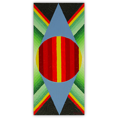 o. T. &ndash; Acryl auf Hartfaser, 25&nbsp;cm&nbsp;x&nbsp;50&nbsp;cm, 2009. Kat.&nbsp;Nr.&nbsp;0172