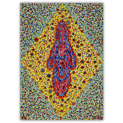 o. T. &ndash; Acryl auf Leinwand, 50&nbsp;cm&nbsp;x&nbsp;70&nbsp;cm, 2009. Kat.&nbsp;Nr.&nbsp;0184