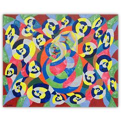 o. T. &ndash; Acryl auf Karton, 40&nbsp;cm&nbsp;x&nbsp;50&nbsp;cm, 2000. Kat.&nbsp;Nr.&nbsp;0105