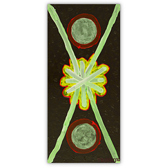 o. T. &ndash; Acryl auf Hartfaser, 25&nbsp;cm&nbsp;x&nbsp;50&nbsp;cm, 2010. Kat.&nbsp;Nr.&nbsp;0169