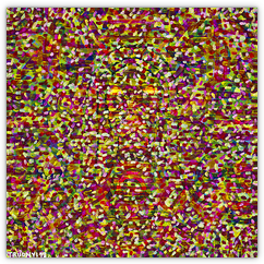 o. T. &ndash; Acryl auf Hartfaser, 50&nbsp;cm&nbsp;x&nbsp;50&nbsp;cm, 2013. Kat.&nbsp;Nr.&nbsp;0227