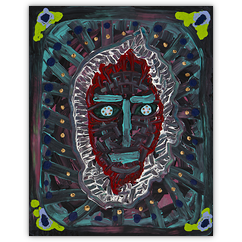 o. T. &ndash; Acryl auf Hartfaser, 30&nbsp;cm&nbsp;x&nbsp;40&nbsp;cm, 2013. Kat.&nbsp;Nr.&nbsp;0232