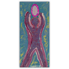 o. T. &ndash; Acryl auf Hartfaser, 25&nbsp;cm&nbsp;x&nbsp;50&nbsp;cm, 2010. Kat.&nbsp;Nr.&nbsp;0170