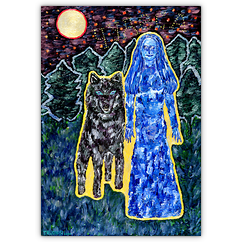 o. T. &ndash; Acryl auf Hartfaser, 70&nbsp;cm&nbsp;x&nbsp;100&nbsp;cm, 2000. Kat.&nbsp;Nr.&nbsp;0057