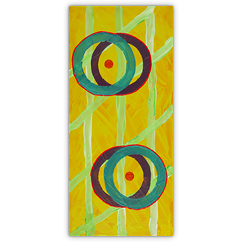 o. T. &ndash; Acryl auf Hartfaser, 25&nbsp;cm&nbsp;x&nbsp;50&nbsp;cm, 2009. Kat.&nbsp;Nr.&nbsp;0171